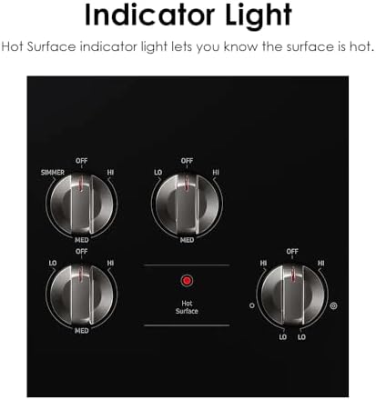 5-in-1 Samsung Built-In Electric Cooktop with Glass Surface Black