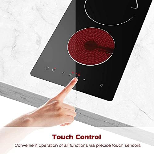 12-inch Electric Cooktop GIONIEN 3000W Touch-Controllable Effortless Cooking
