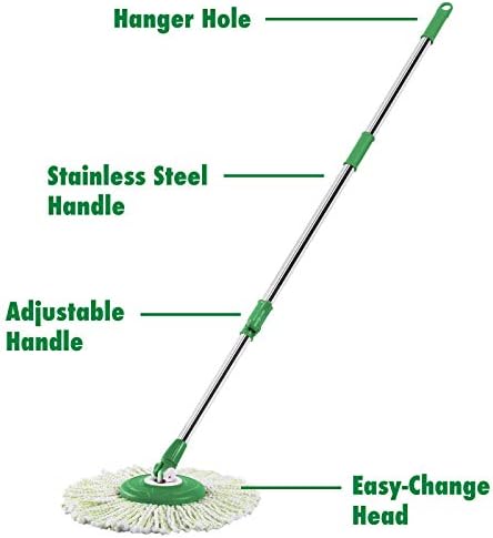 Libman 01164 Spin Mop Refill Replaceable Machine Washable Deep Clean Quality Sponge