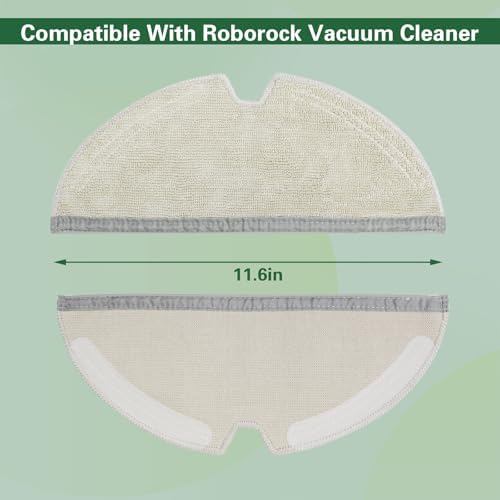 VIEWALL 6-Piece Reusable Microfiber Mop Cloth Set