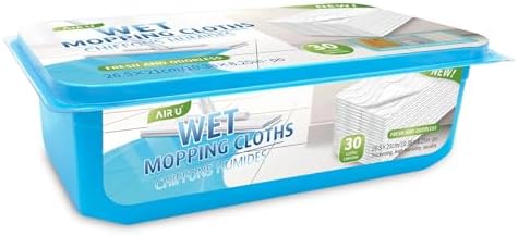 AIR U Wet Mopping Wipes 30 Count