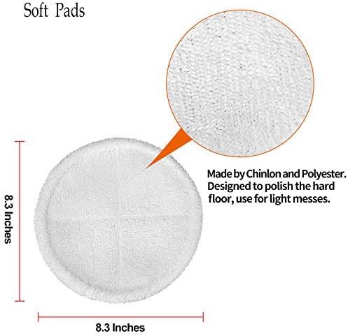 MATFORCA Bissell SpinWave Mop Pad 12 Pack Compatible