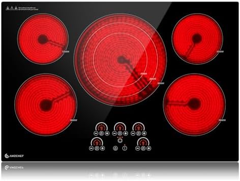AMZCHEF 30 Inch 5-Burner Touch Cooktop for Sale