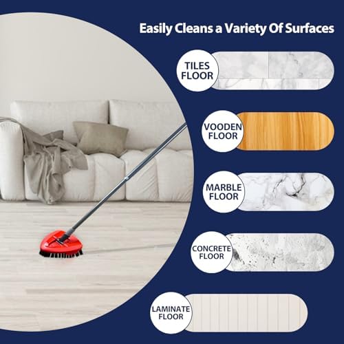 Professional Spin Mop scrub brush head replacement for easywring 1-tank system