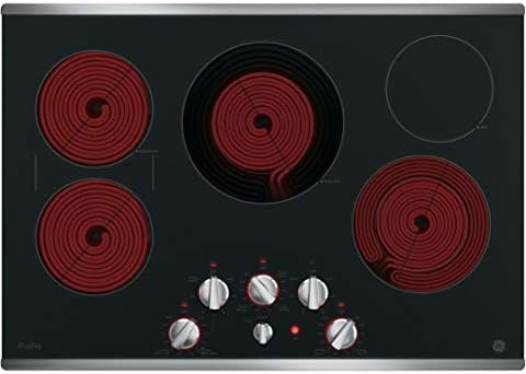 GEs Next-Generation 30-Inch Electric Cooktop With 5 Radiant Burners Black