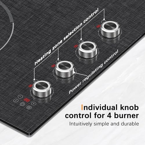 Compact 4-Burner Electric Cooktop