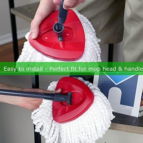 Spin Mop Replacement Base - Rotating Triangle Mop Head Cover
