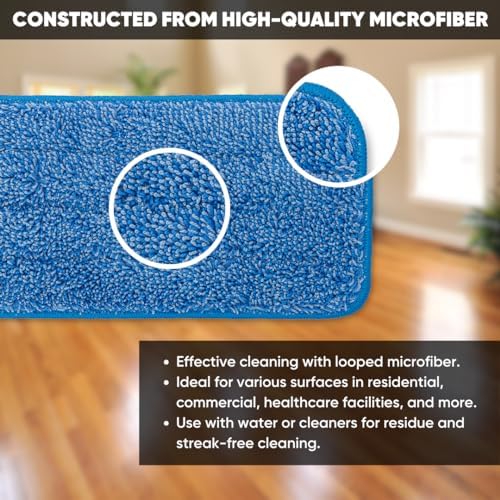 Microfiber Mop Pads for Sale in 18-inch Dimensions