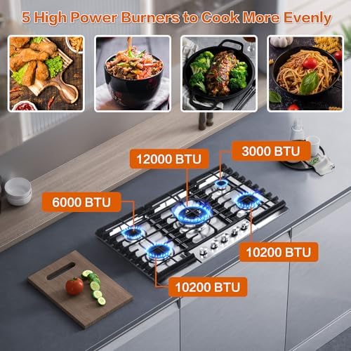 GoodOmen 30-Inch Gas Cooktop