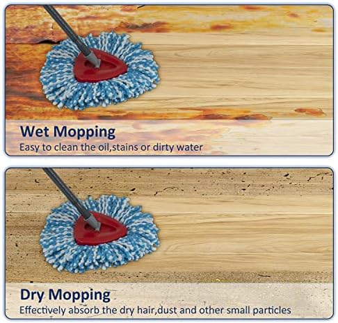 Replacement Mop Heads For Oceda EasyWring Mop - 2-Pack