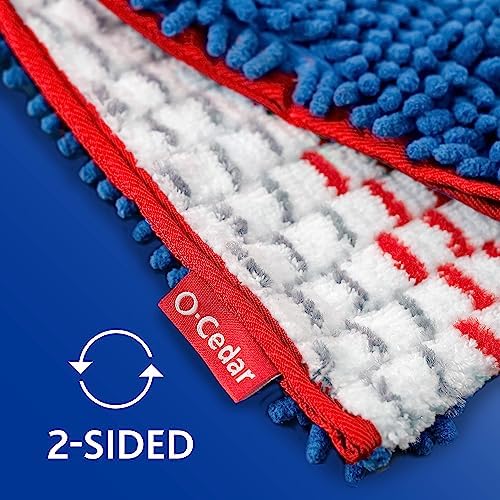 Double-Sided Mop Head with Microfiber for Bacteria Removal