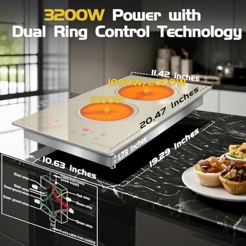 2-Burner Electric Cooktop