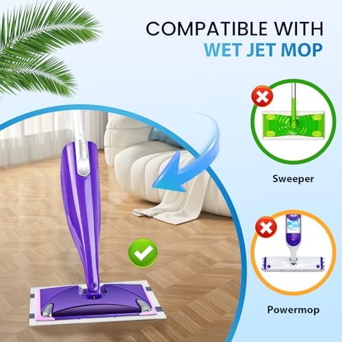 36-Pack Mop Pad Refill for Swiffer Wet Jet Spray Mop