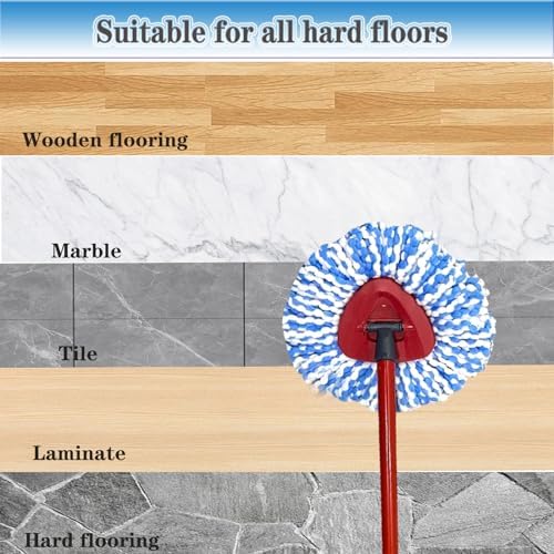3-Piece Fluffy Microfiber Mop Heads