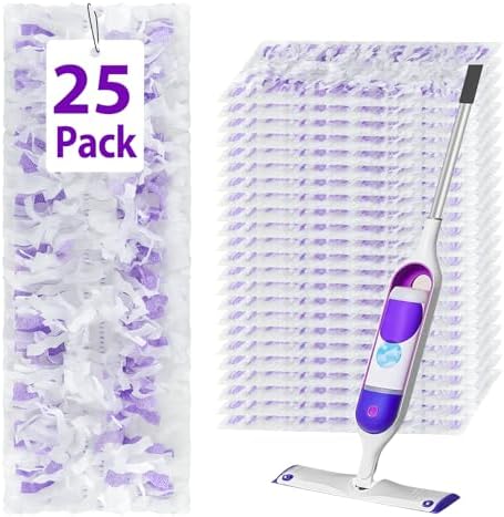 25 Count Disposable Mop Refills for Swiffer PowerMop Multi-Surface Wood Mops