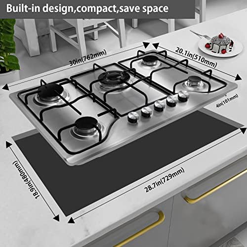 Karinear 30 Gas Stove with 5 Burners