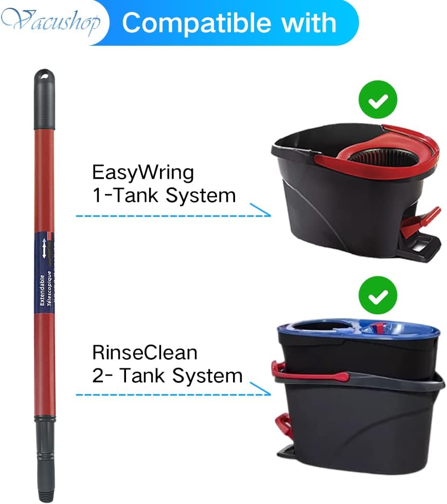 Durable Mop Handle for O-Ceda Spin Mop