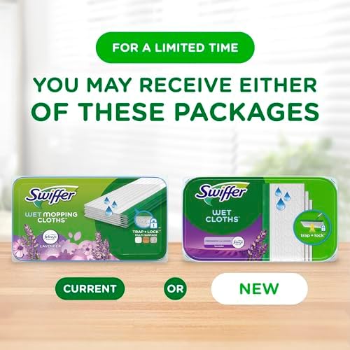 Swiffer Sweeper Wet Mopping Cloth 36 Count Febreze Lavender Scent