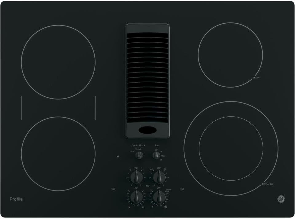 GE Profile 4-Burner 30 Cooktop with 96 Power Boil Element and 3000W