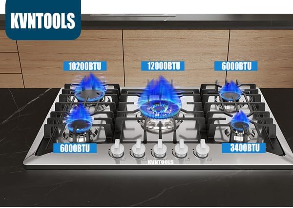 Sturdy 30-Inch Gas Cooktop