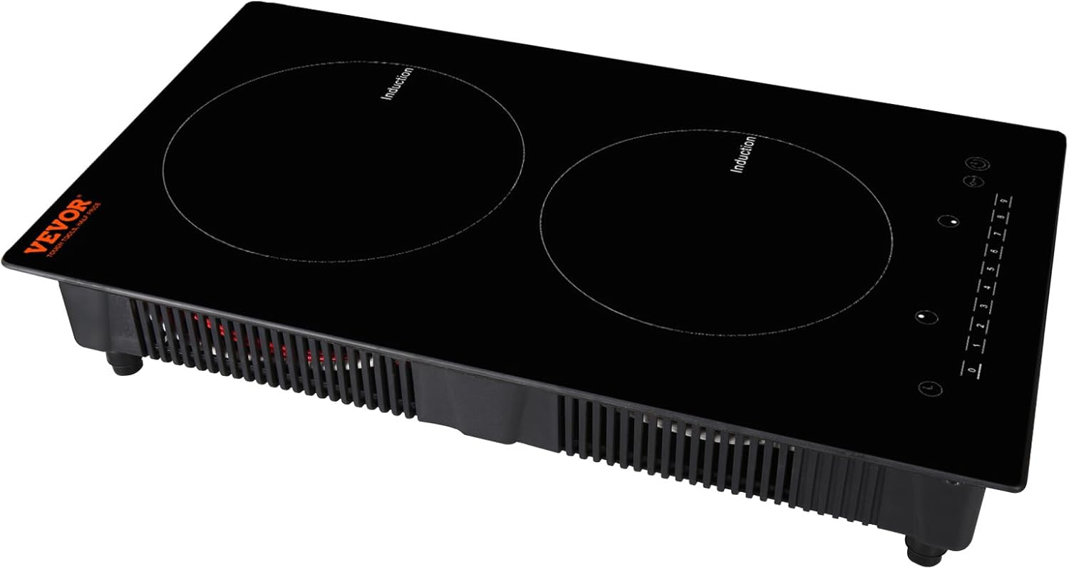 1800W Multifunctional Cooktop with 9 Heat Levels