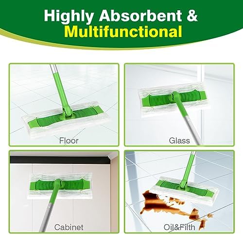 HOMEXCEL Dry Sweeper Pads for Swiffer Mopping with 64 Count