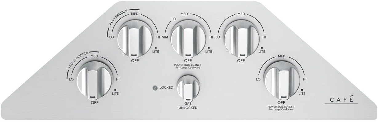 GE 36-inch Gas Cooktop - Built-in Energy-Efficient Easy to Maintain