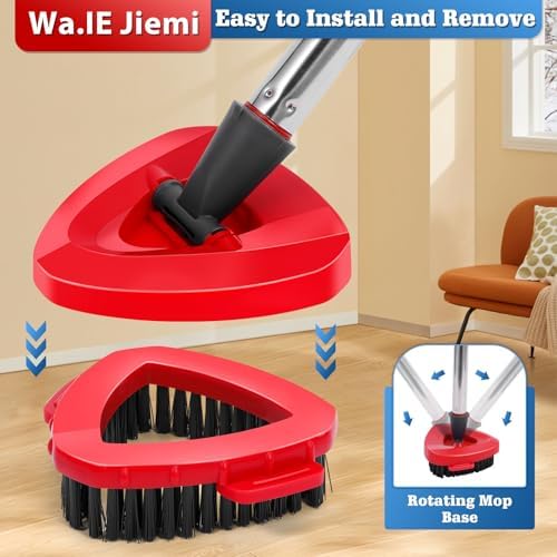 4-Pack Replacement Heads for Oceda RinseClean Mops Microfiber Mopping Set