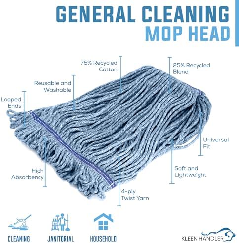 KLEEN HANDLER Heavy Duty Mop Head Replacement
