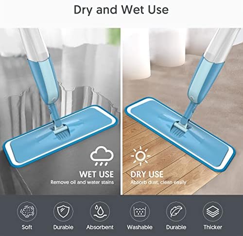 Reusable Microfiber Mop Pads for Swiffer PowerMop - 7Pack MEXERRIS