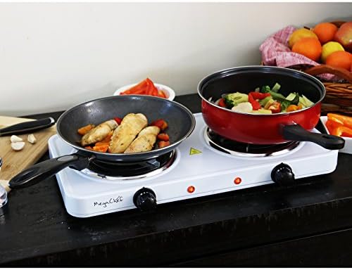 MegaChef Portable Dual Electric Cooktop
