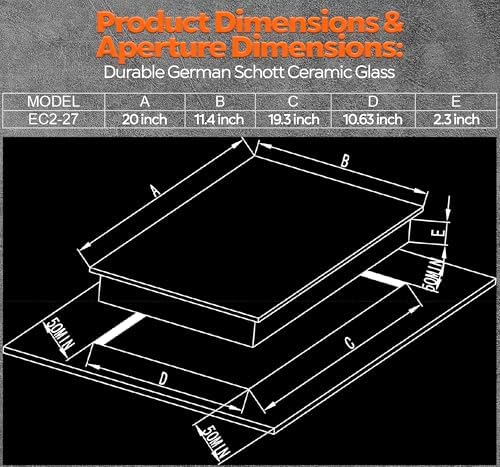 RambleWood 2-Burner Electric Cooktop for 29999