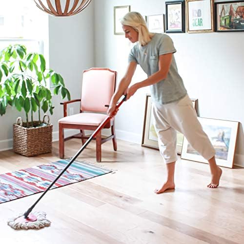 5 Pack Microfiber Mop Heads - EasyWring Compatible for Hard Floors
