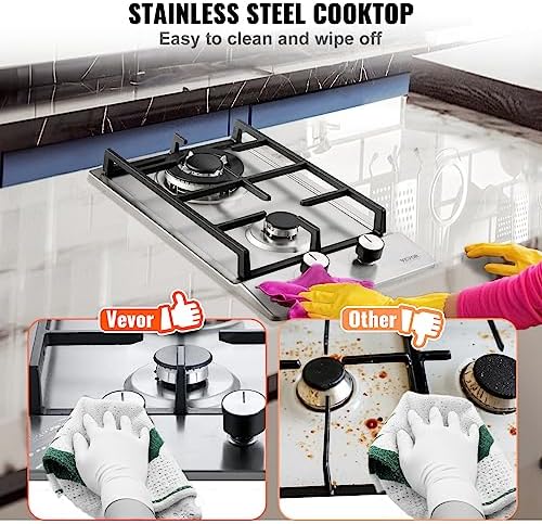 Efficient Dual Fuel Gas Cooktop
