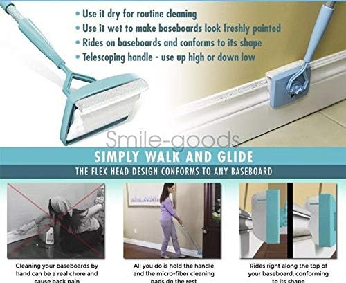 Mop Baseboard Brush Buddy
