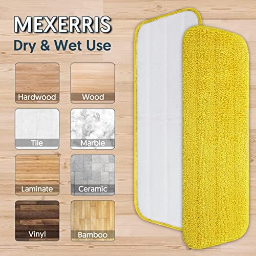 Reusable Microfiber Mop Pads for Swiffer PowerMop - 7Pack MEXERRIS