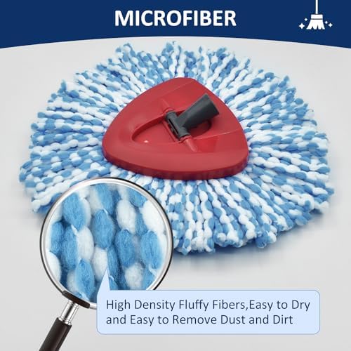 Replacement Mop Heads For Oceda EasyWring Mop - 2-Pack