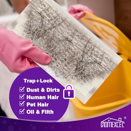 HOMEXCEL - Durable Dry Floor Mop Pads Swiffer WetJet Compatible