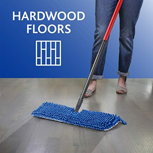 Double-Sided Mop Head with Microfiber for Bacteria Removal
