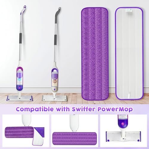 6-Pack Reusable Mop Pads for Swiffer PowerMop