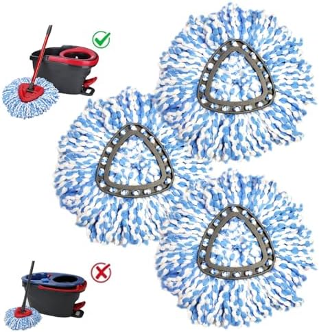 O-Cedar Spin Mop Replacement Head Super Soft Microfiber Machine Washable