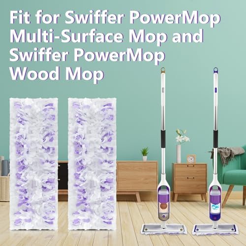 30 Power Mop Pads for Swiffer Multi-Surface Wood Mops