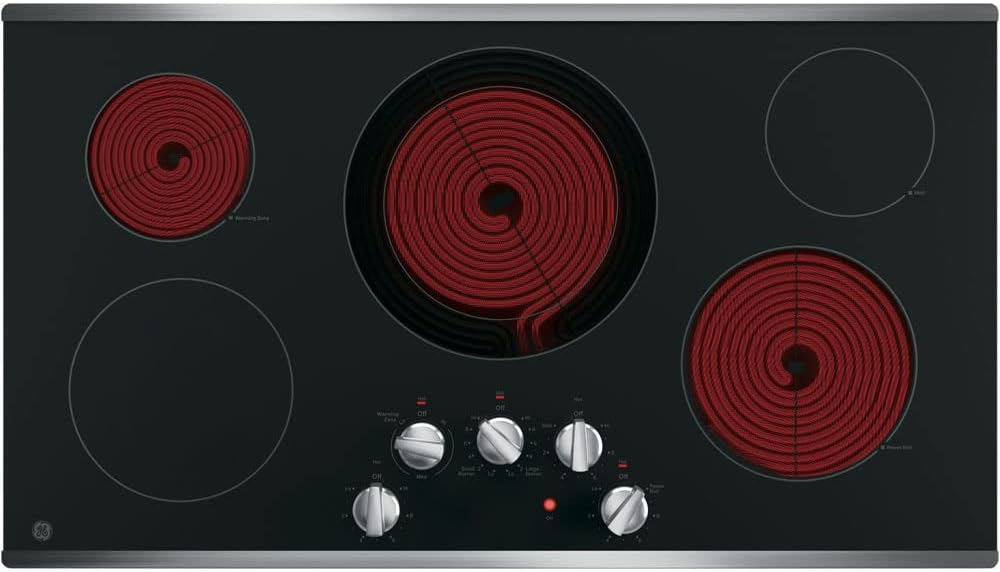 GE 36 Electric Cooktop