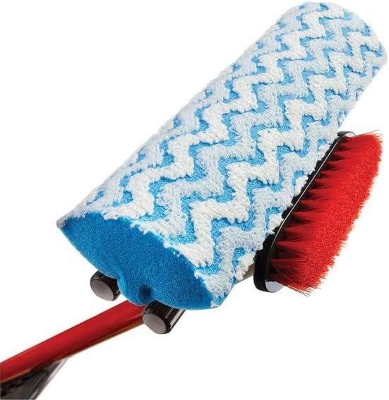 O-Cedar Triple Action Power Scrub Roller Mop Refill Set