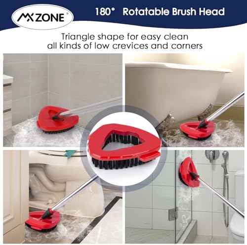 MXZONE Enhanced Scrubber Mop Head for Easy Tile Surface Cleaning