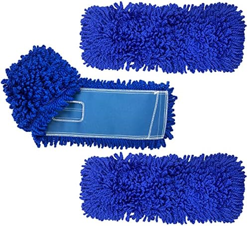 Kleen Handler 24-inch Microfiber Dust Mop Head Replacement Pack of 3