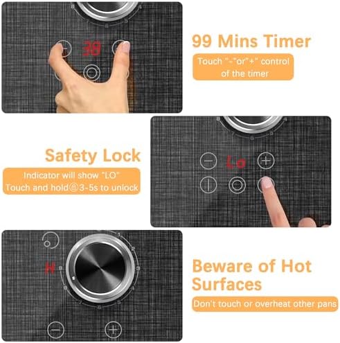 Compact 4-Burner Electric Cooktop