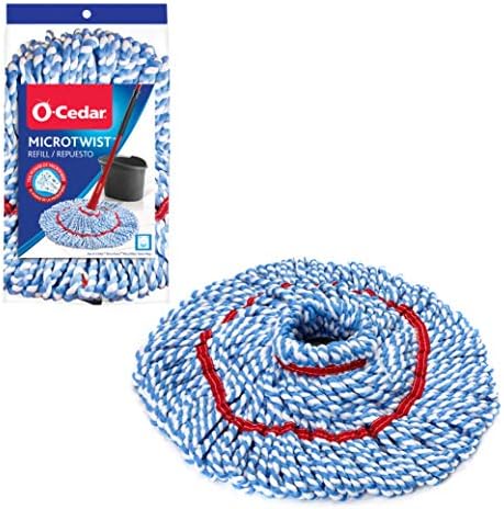 O-Cedar MicroTwist Microfiber Twist Mop Refill Unique Design Effortless Mopping