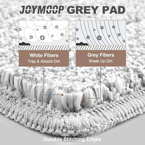 JOYMOOP Flat Mop Pads Microfiber Cleaning Mittens