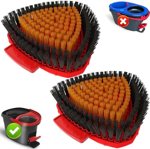 2-Pack Scrub Brush for O Cedar EasyWring Mop System